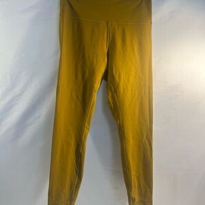 Lululemon Wundertrain Highrise Women’s leggings 25” Gold Spice Sz 12 Everlux